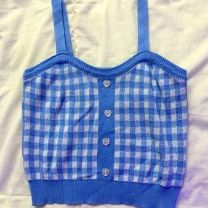 Yesstyle Sweetheart Crop Top